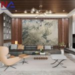 Tranh đá sơn thủy xuyên sáng TDST-GD04