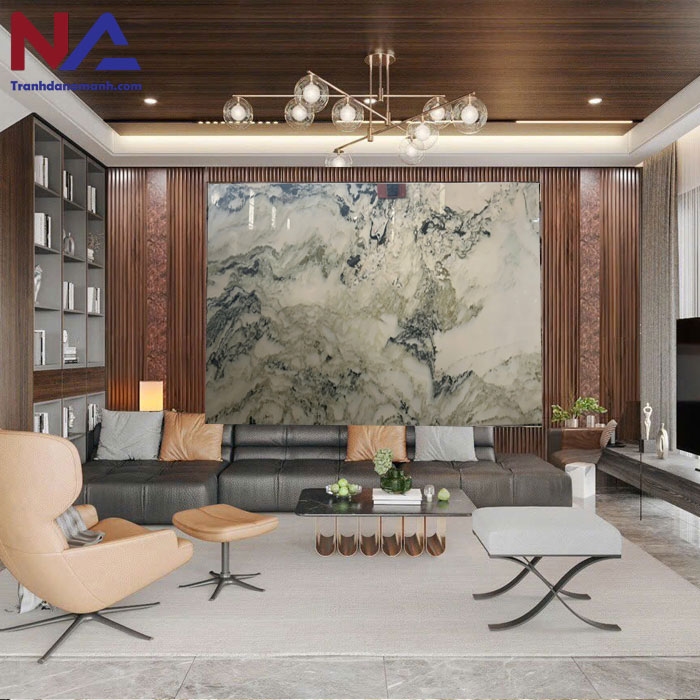 Tranh đá sơn thủy xuyên sáng TDST-GD04