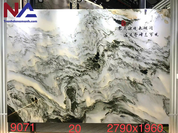 Tranh đá sơn thủy xuyên sáng TDST-STC01