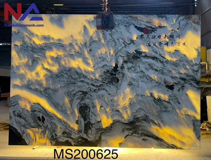 Tranh đá sơn thủy xuyên sáng TDST-STC01