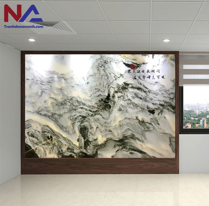 Tranh đá sơn thủy xuyên sáng TDST-STC01