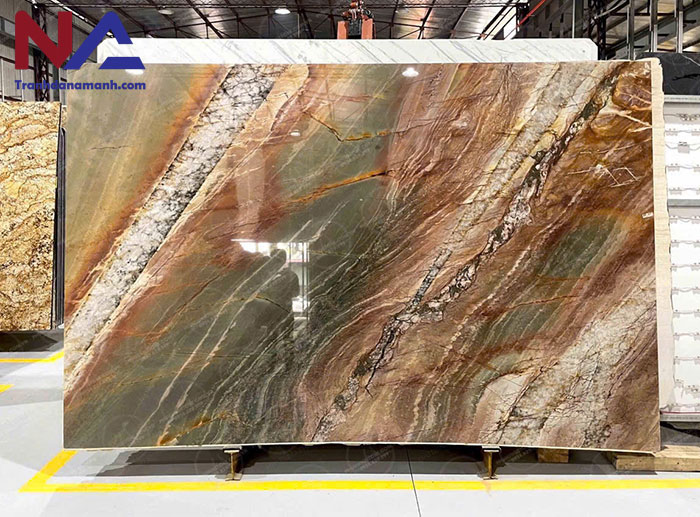 Tranh đá thạch anh đối xứng TDDX-PH02