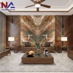 Tranh đá thạch anh đối xứng TDDX-PH02