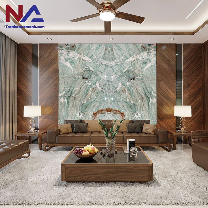 Tranh đá thạch anh đối xứng TDDX-PH04