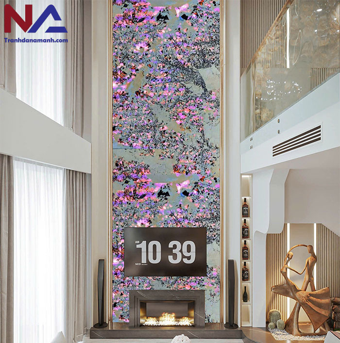 Tranh đá thông tầng xuyên sáng TDTT-GD01