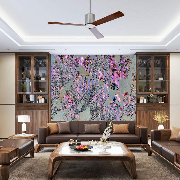 Tranh đá xuyên sáng tự nhiên TDXS-GD02