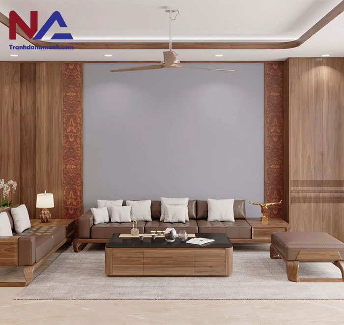 Lí do nên lựa chọn đá tự nhiên trang trí vách sau Sofa?
