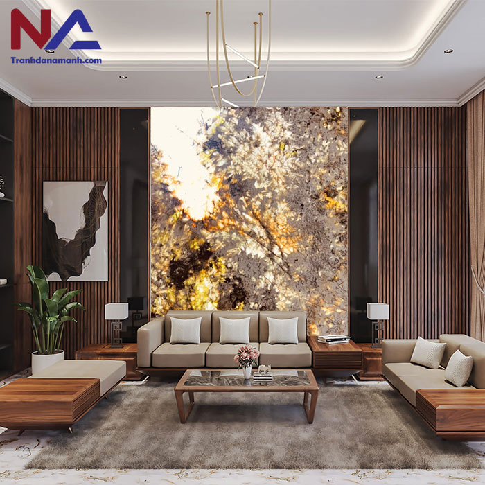 Tranh đá Alpinus xuyên sáng TDXS-TC09