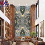 Tranh đá thông tầng cao cấp TDTT-NN02 | Ghép 4 tấm đối xứng