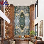 Tranh đá thông tầng cao cấp TDTT-NN02 | Ghép 4 tấm đối xứng