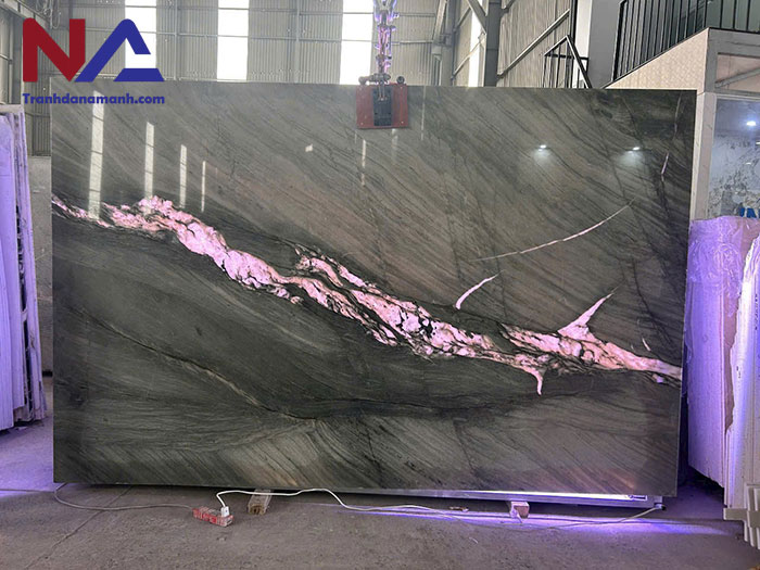 Tranh đá thạch anh đối xứng TDDX-GD01