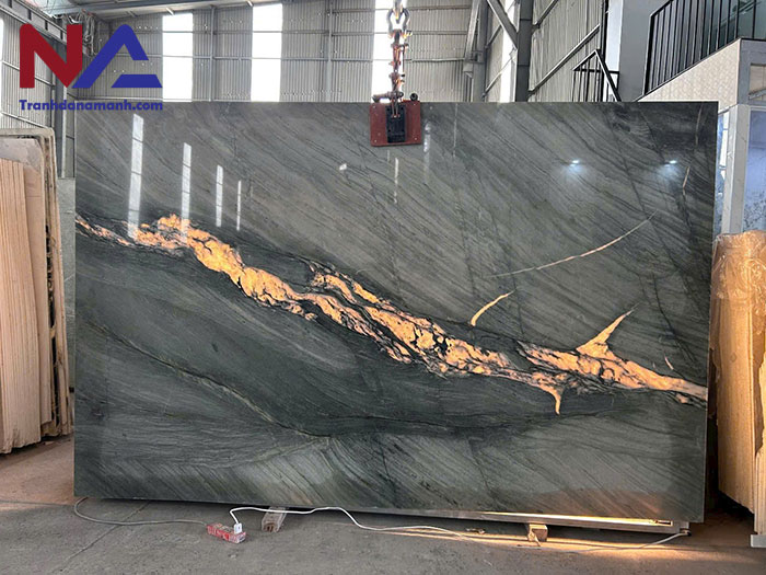 Tranh đá thạch anh đối xứng TDDX-GD01