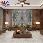 Tranh đá thạch anh đối xứng TDDX-GD01