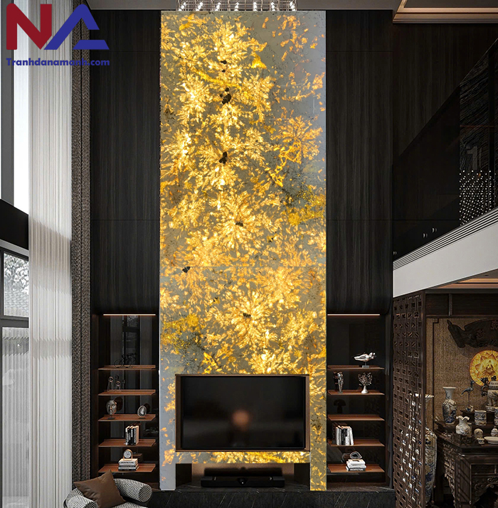 Tranh đá thông tầng xuyên sáng TDTT-TC01 | Ghép 2 tấm