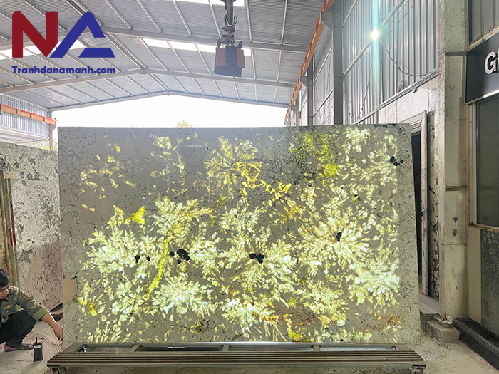 Tranh đá thông tầng xuyên sáng TDTT-TC01 | Ghép 2 tấm