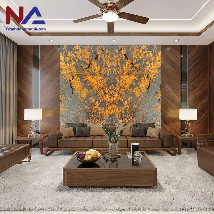 Tranh đá xuyên sáng TDXS-VT01 | ghép 2 tấm đối xứng