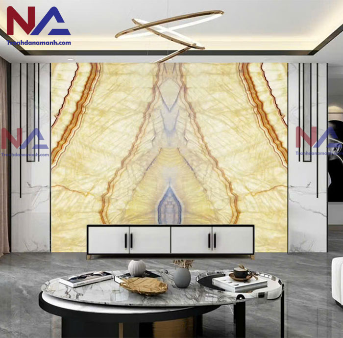 Tranh đá Onyx xuyên sáng TDONYX-GD01