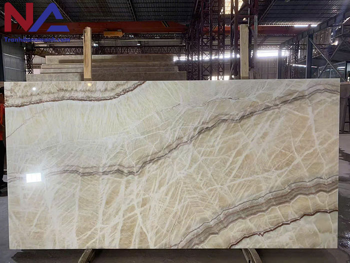 Tranh đá Onyx xuyên sáng TDONYX-GD01