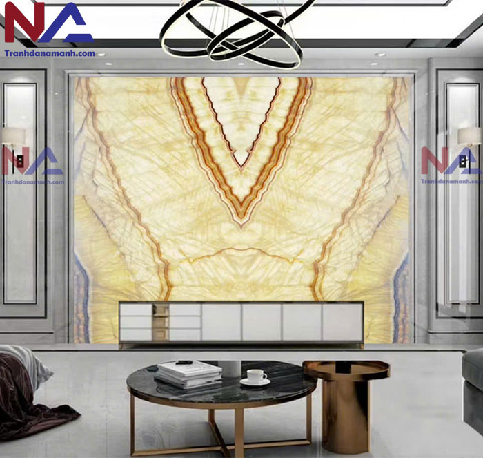 Tranh đá Onyx xuyên sáng TDONYX-GD01