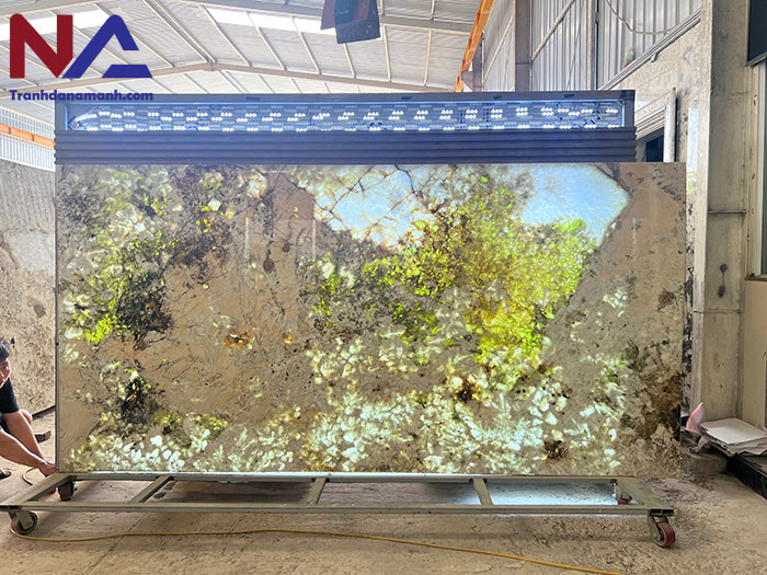 Tranh đá thông tầng xuyên sáng TDTT-TC06 | ghép 4 tấm đối xứng