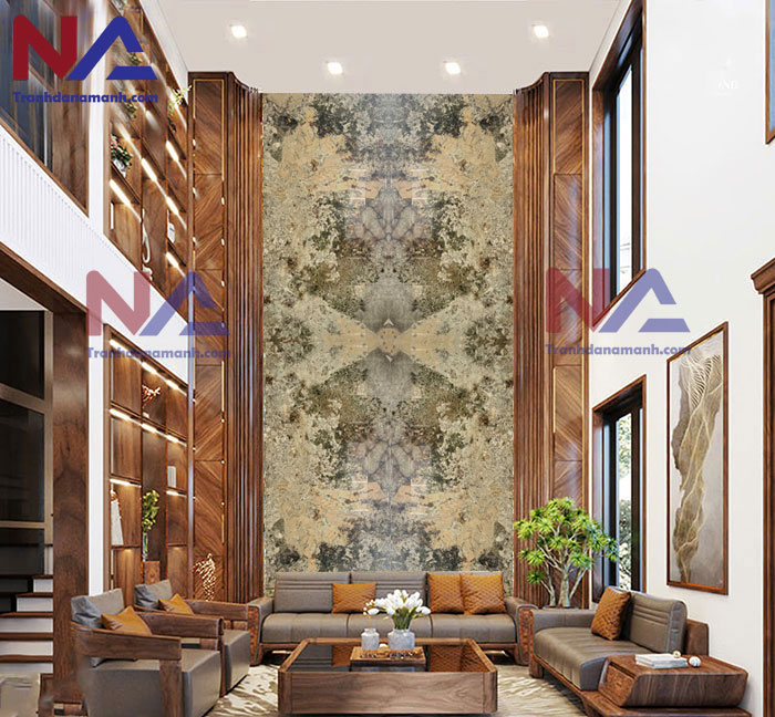 Tranh đá thông tầng xuyên sáng TDTT-TC06 | ghép 4 tấm đối xứng