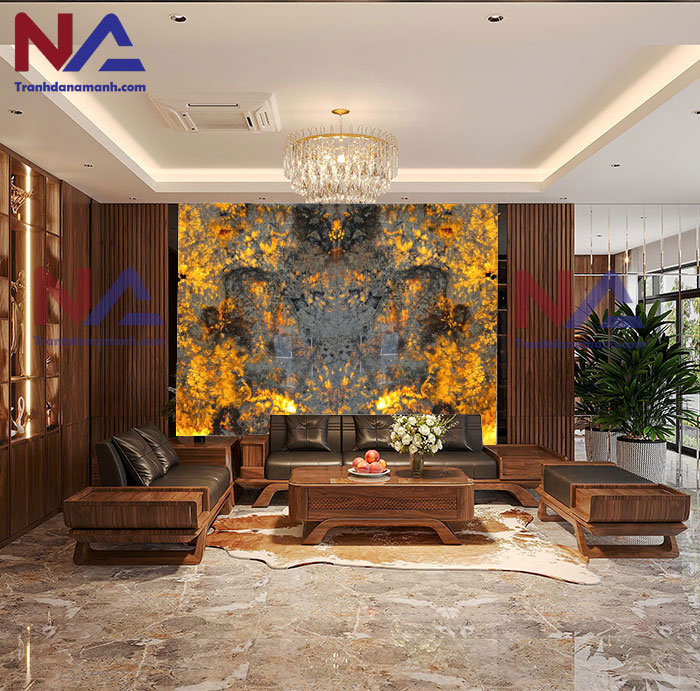 Tranh đá xuyên sáng TDXS-TC11 | Ghép 2 tấm đối xứng