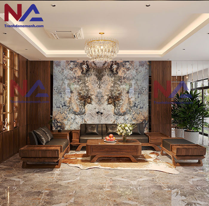 Tranh đá xuyên sáng TDXS-TC11 | Ghép 2 tấm đối xứng