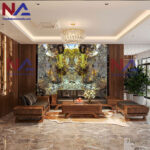 Tranh đá xuyên sáng TDXS-TC11 | Ghép 2 tấm đối xứng