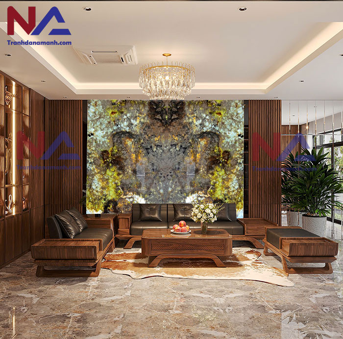 Tranh đá xuyên sáng TDXS-TC11 | Ghép 2 tấm đối xứng