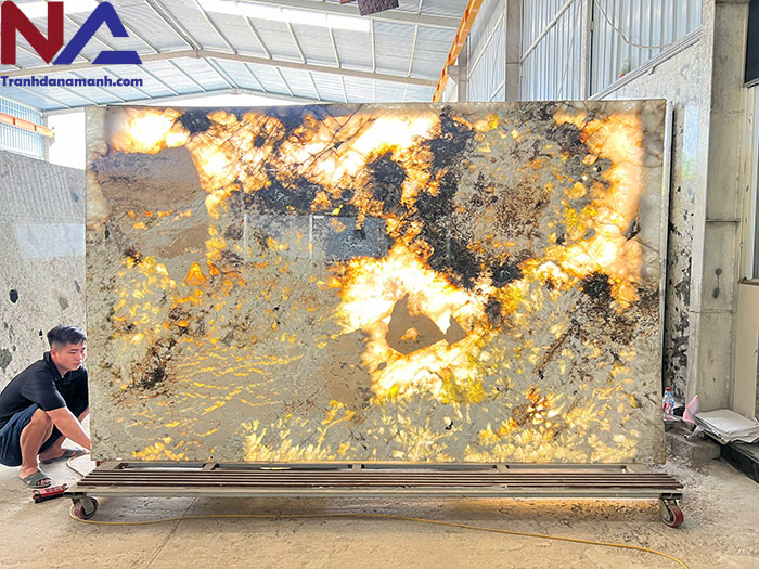 Tranh đá xuyên sáng TDXS-TC12 | Ghép 2 tấm đối xứng