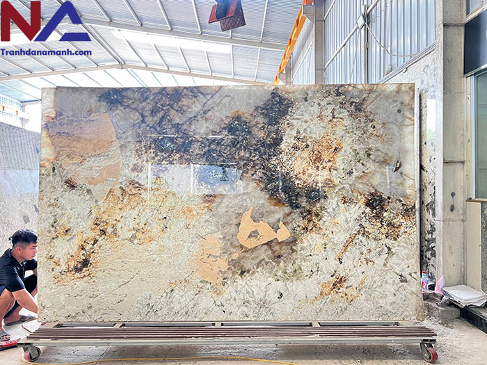 Tranh đá xuyên sáng TDXS-TC12 | Ghép 2 tấm đối xứng