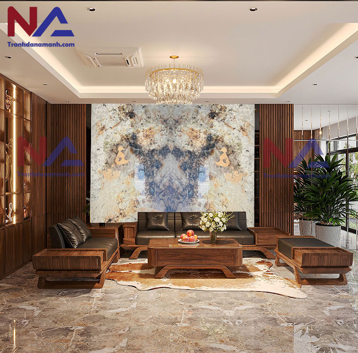 Tranh đá xuyên sáng TDXS-TC12 | Ghép 2 tấm đối xứng