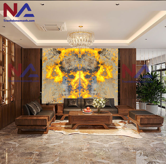 Tranh đá xuyên sáng TDXS-TC12 | Ghép 2 tấm đối xứng