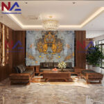 Tranh đá xuyên sáng TDXS-TC14 | Ghép 2 tấm đối xứng