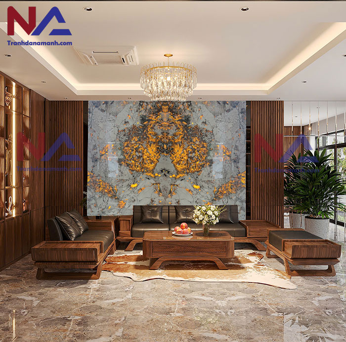 Tranh đá xuyên sáng TDXS-TC14 | Ghép 2 tấm đối xứng