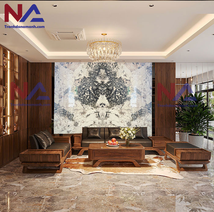 Tranh đá xuyên sáng TDXS-TC14 | Ghép 2 tấm đối xứng