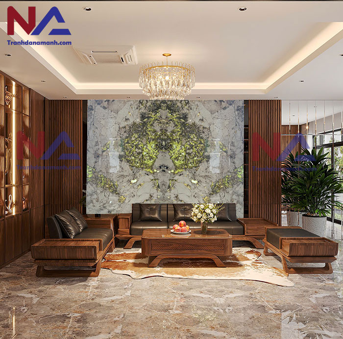 Tranh đá xuyên sáng TDXS-TC14 | Ghép 2 tấm đối xứng