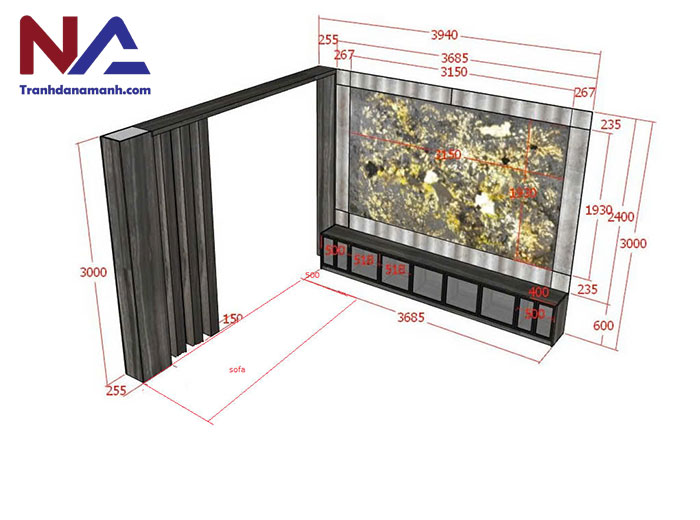 Hình ảnh lên 3d cho khách