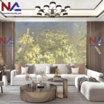 Tranh đá Alpinus xuyên sáng TDXS-TC17