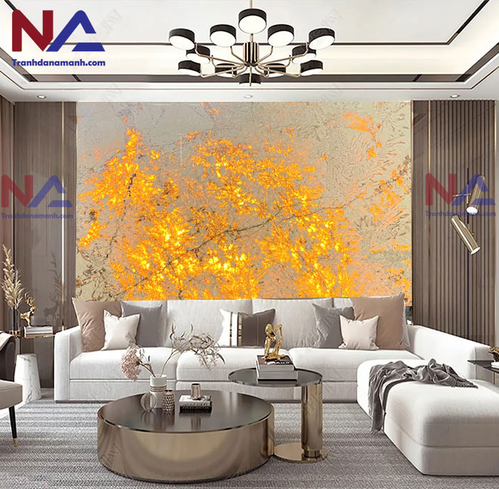 Tranh đá Alpinus xuyên sáng TDXS-TC17