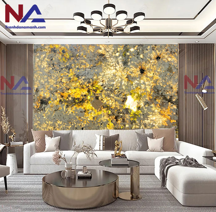 Tranh đá thạch anh xuyên sáng TDXS-TC18