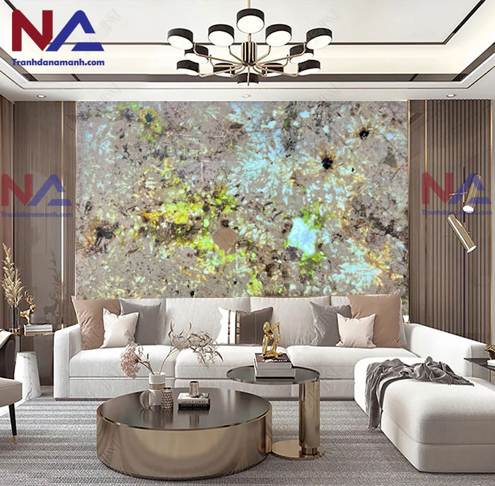 Tranh đá thạch anh xuyên sáng TDXS-TC18