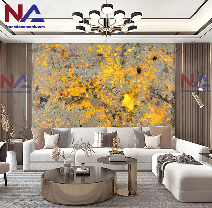 Tranh đá thạch anh xuyên sáng TDXS-TC18