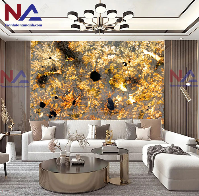 Tranh đá thạch anh xuyên sáng TDXS-TC19