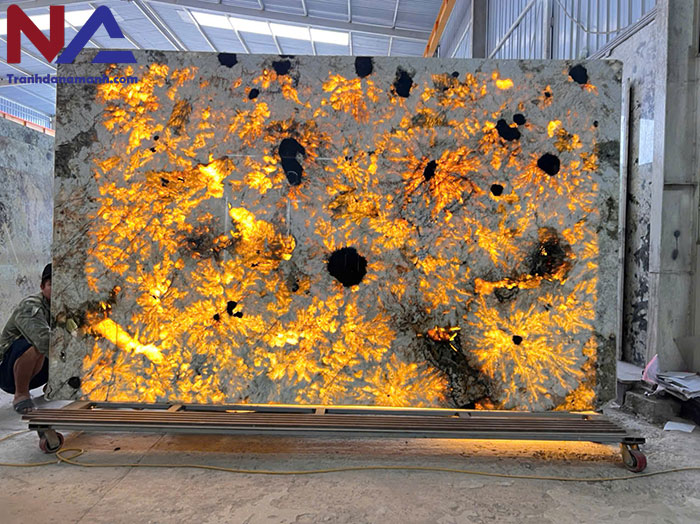 Tranh đá thạch anh xuyên sáng TDXS-TC19