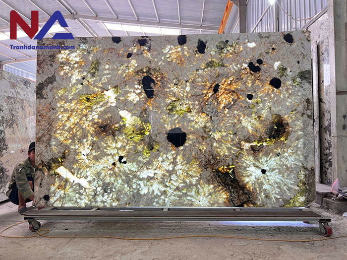 Tranh đá thạch anh xuyên sáng TDXS-TC19