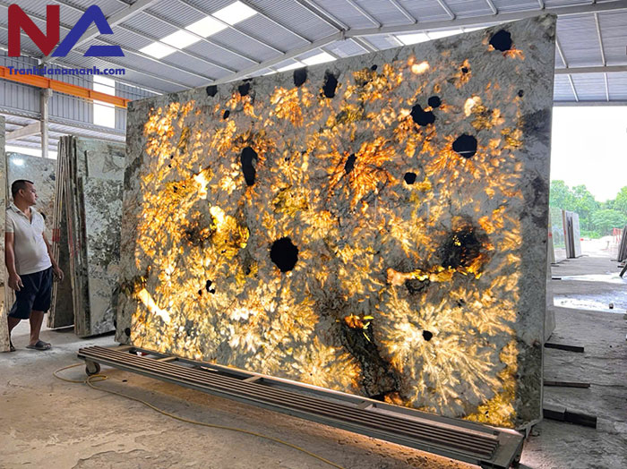 Tranh đá thạch anh xuyên sáng TDXS-TC19