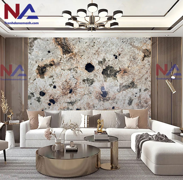 Tranh đá thạch anh xuyên sáng TDXS-TC19