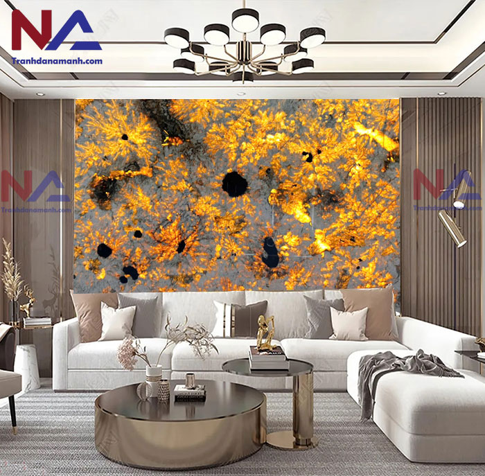 Tranh đá thạch anh xuyên sáng TDXS-TC19