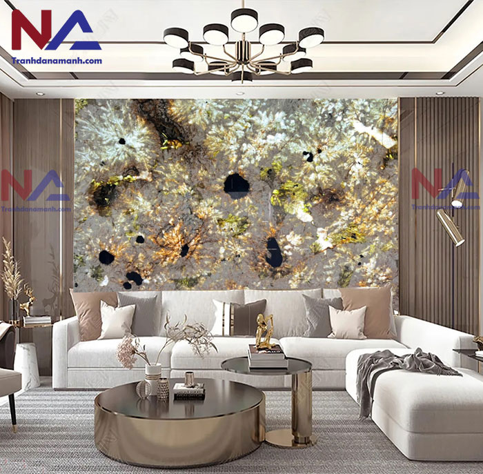 Tranh đá thạch anh xuyên sáng TDXS-TC19